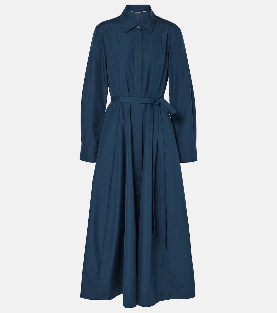 navy shirt dress with belt Short Belted Shirt Dress - Navy