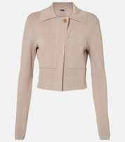 Milano Knit Stretch Zip Jacket