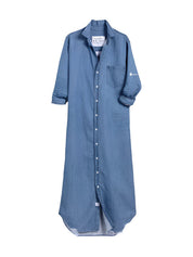 Frank & Eileen Rory Maxi Shirtdress Vintage Stonewashed Indigo