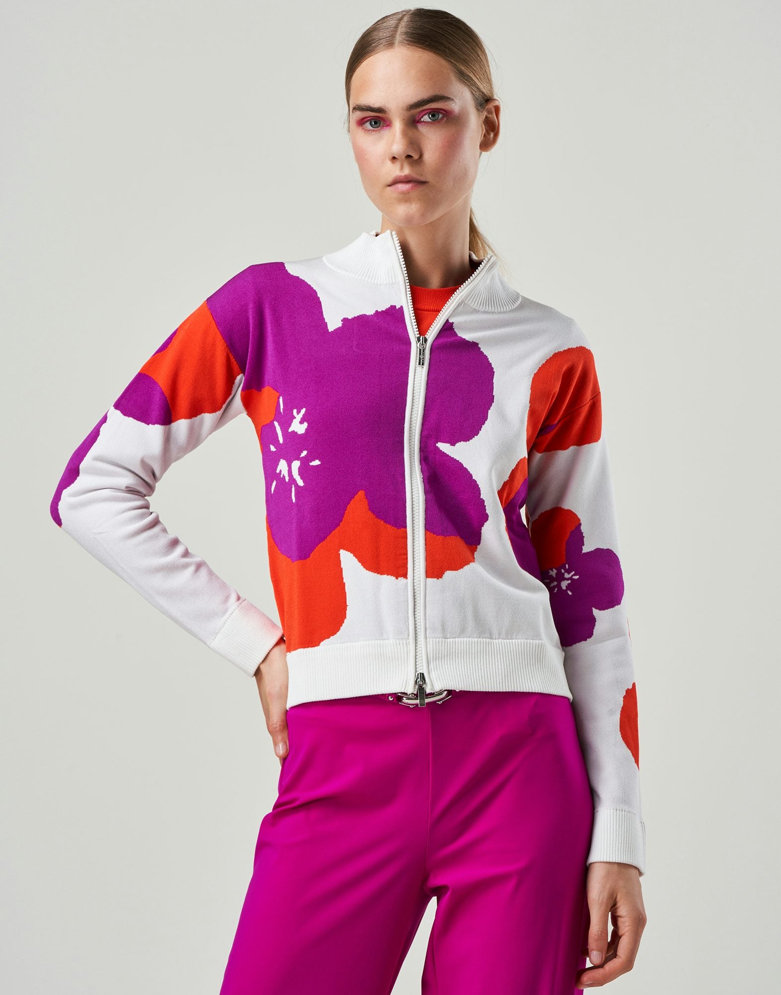 Quick Wit Zip front Cardigan