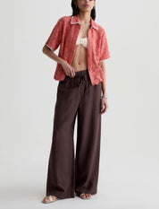 Century Cinched Oak Barrel Brown Pant