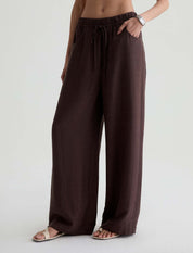 Century Cinched Oak Barrel Brown Pant