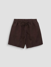 Century Cinched Oak Barrel Brown Shorts