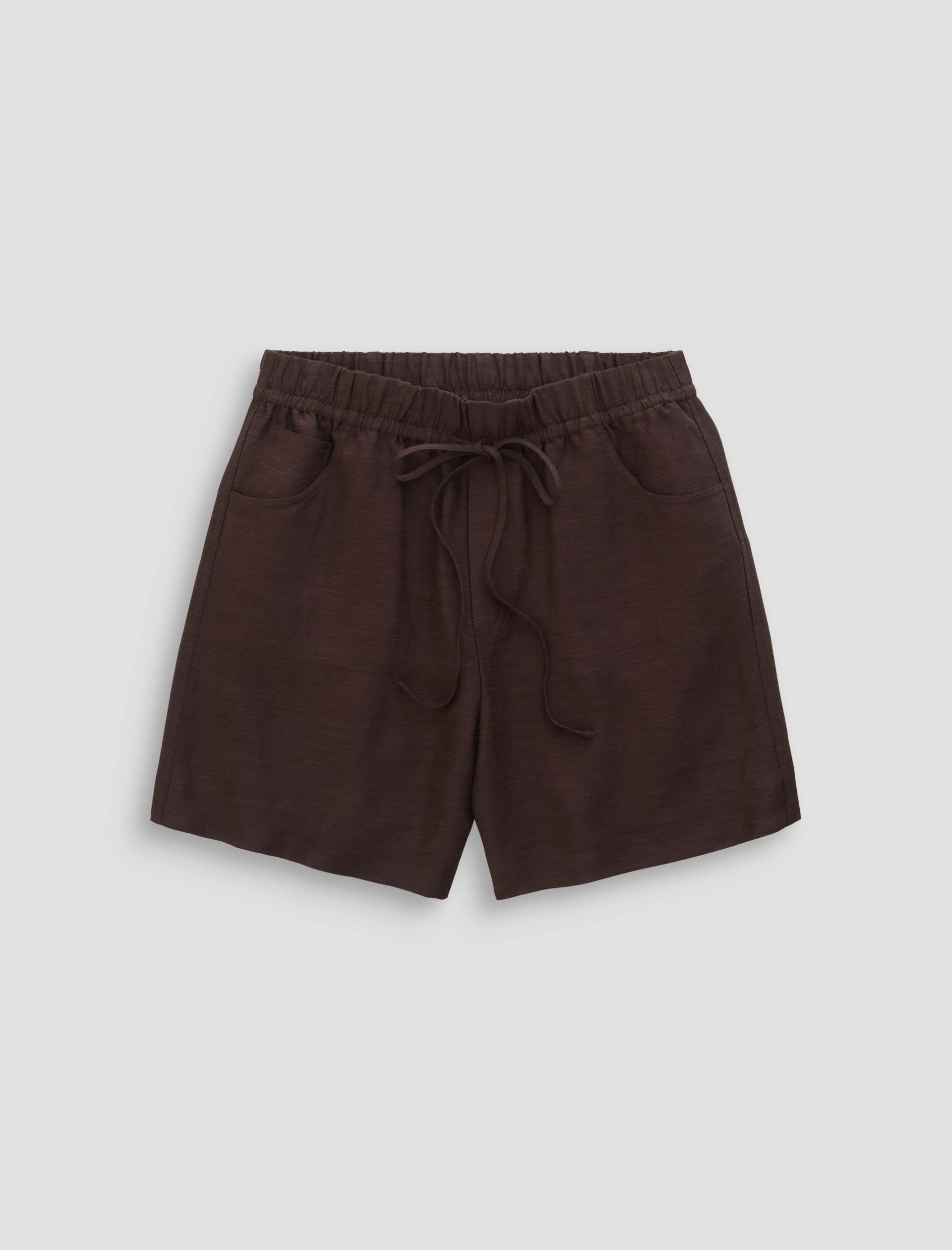 Century Cinched Oak Barrel Brown Shorts