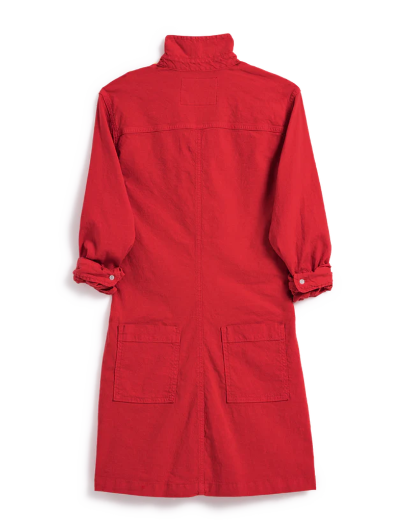 Southern Long Slv Playsuit Dress Red