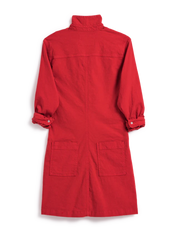 Southern Long Slv Playsuit Dress Red