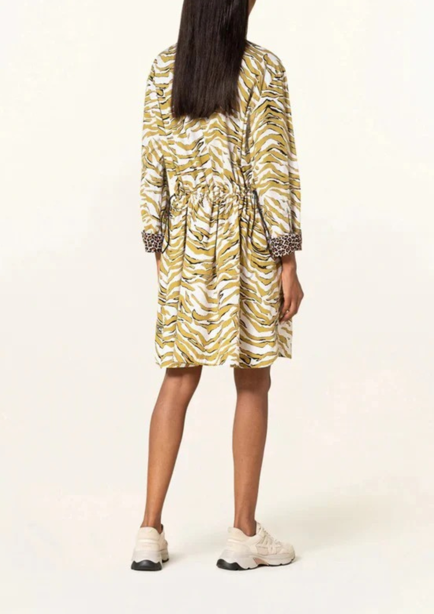 Green Print Dress