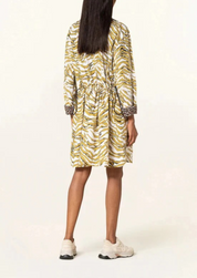 Green Print Dress