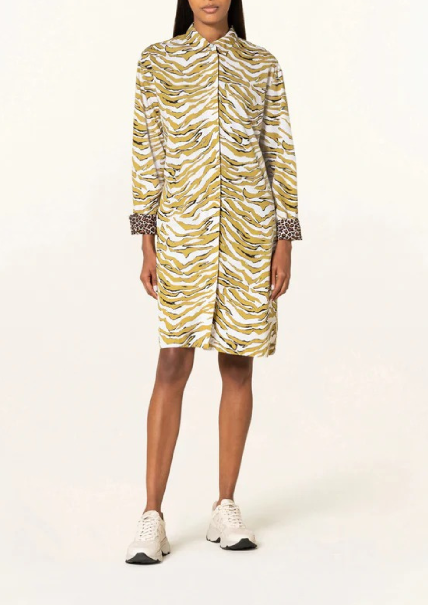 Green Print Dress