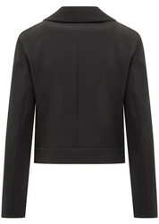 Acciaio Cady Cropped Jacket Black