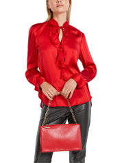 Silk Blouse with ruffles