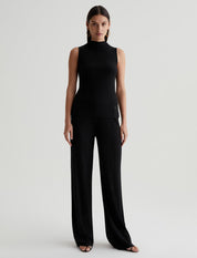 Relaxed Wide Leg Pant