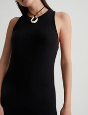 Classic Black Twist Dress