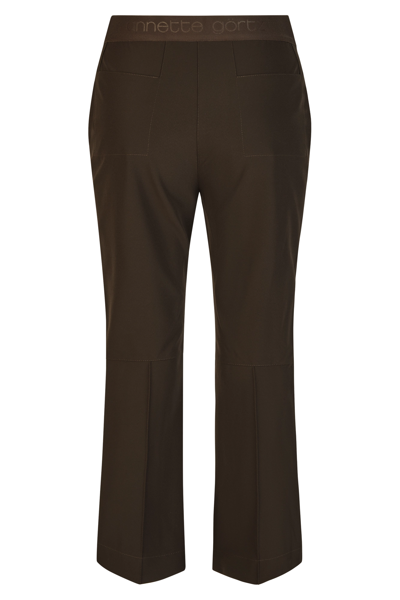 Vana Sporty, slim, cropped pants black