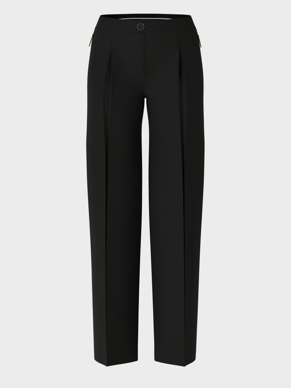 Extra-long leg classic zip & button Pants