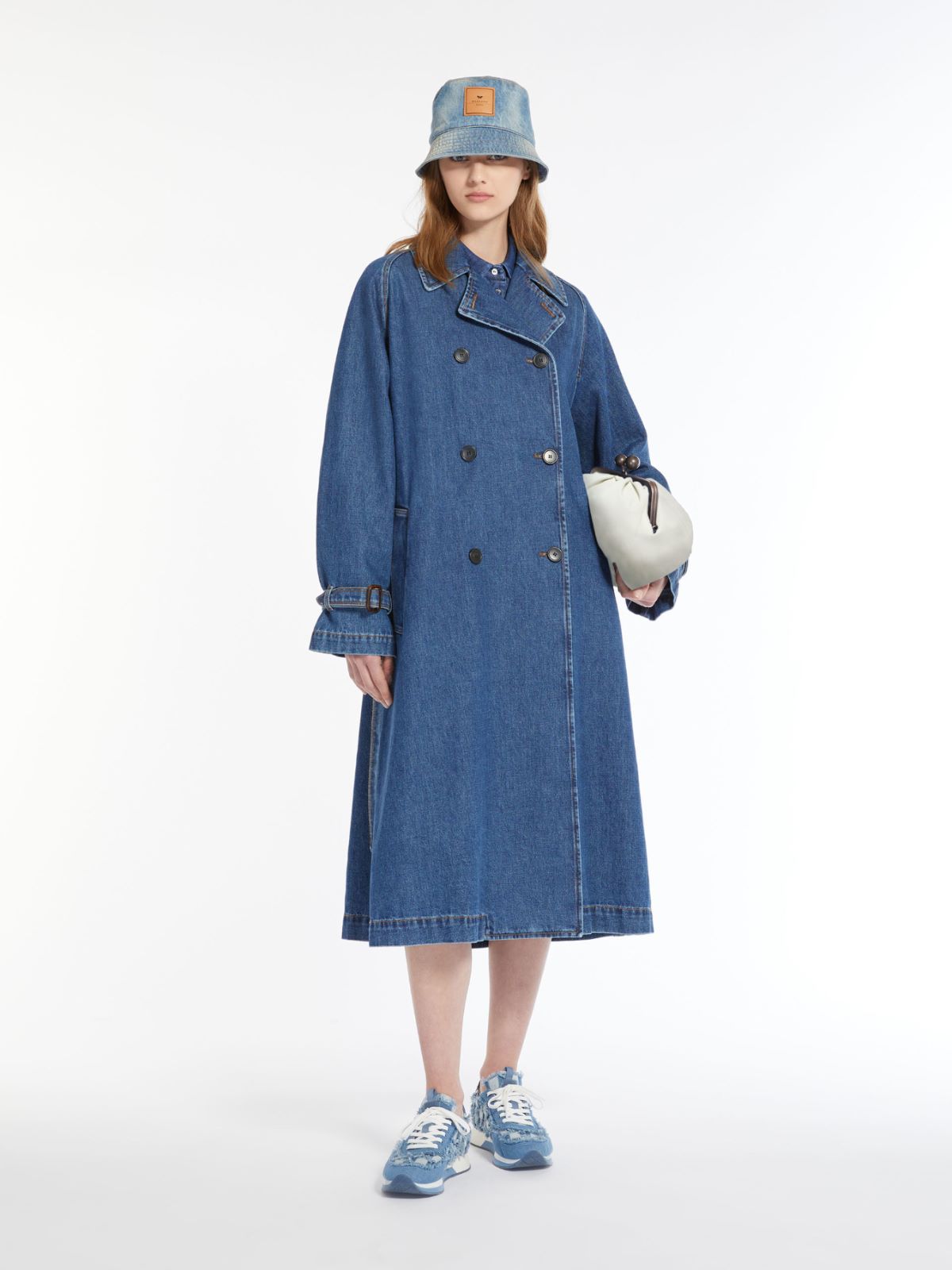 Blasy Denim Trench Coat