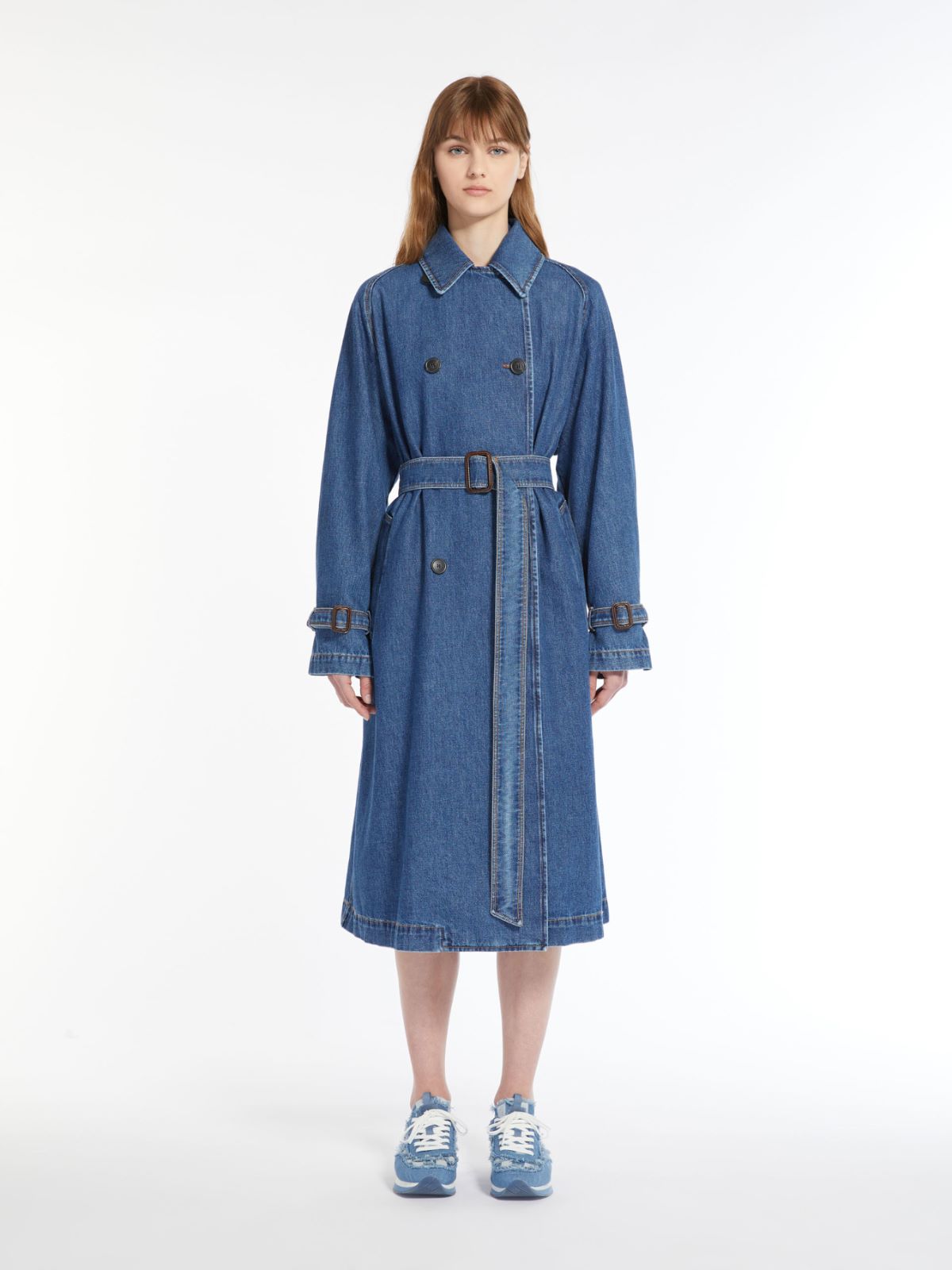 Blasy Denim Trench Coat