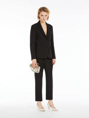 Uva Black Viscose Blazer