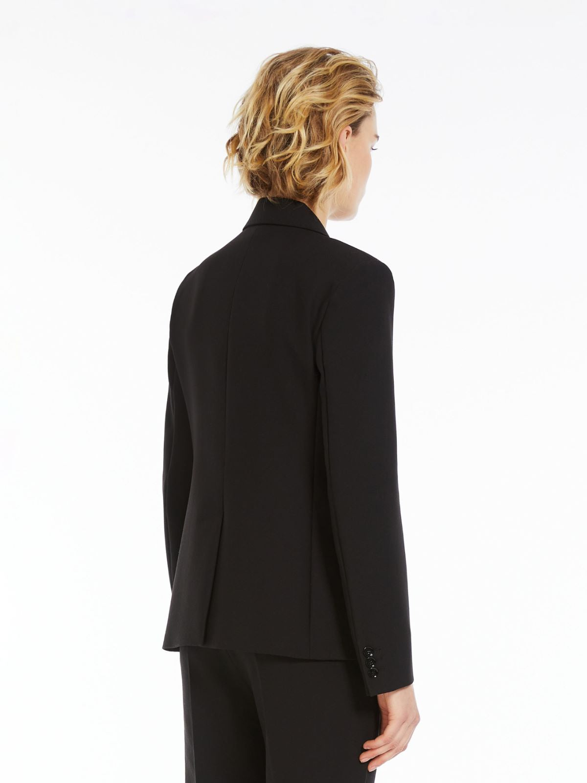 Uva Black Viscose Blazer