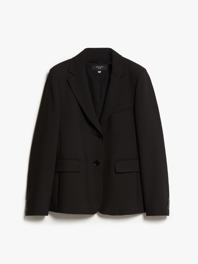 Uva Black Viscose Blazer