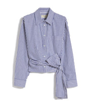 Weekend Max Mara Fresco Shirt Navy and White Stripe