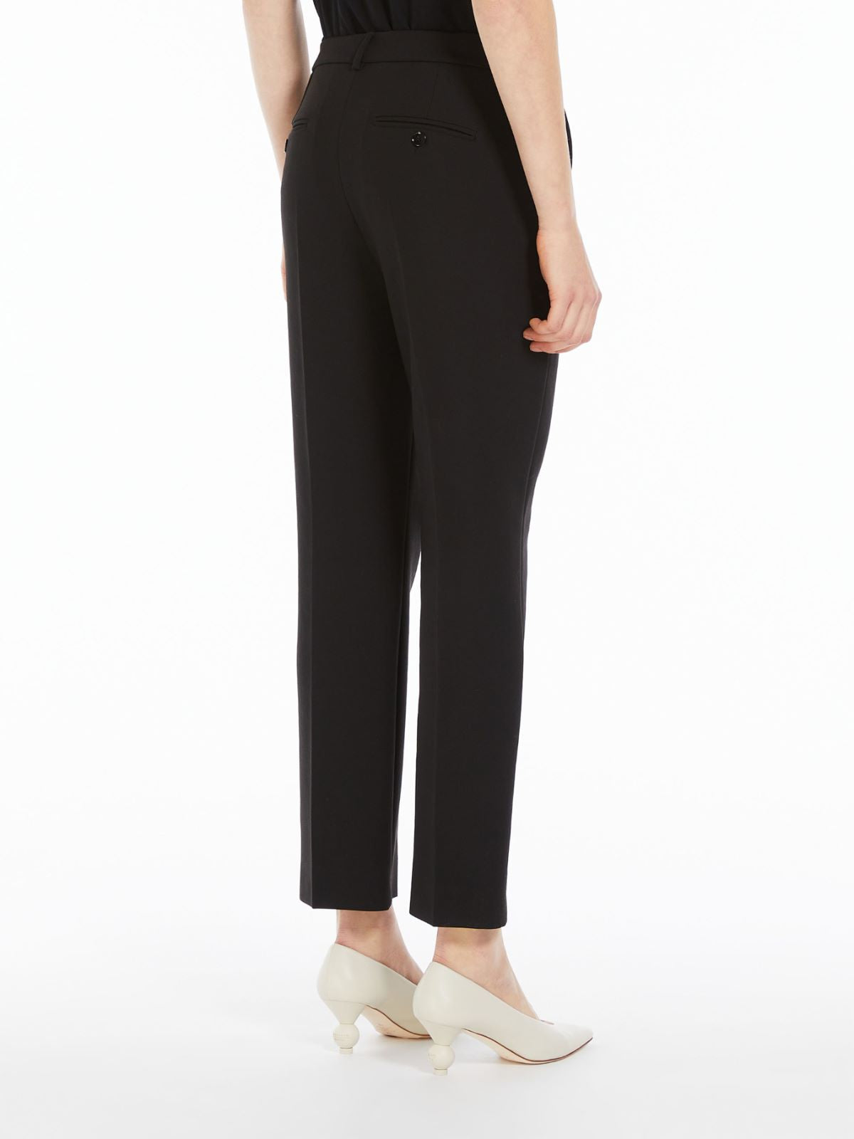 Rana Black Viscose Trousers