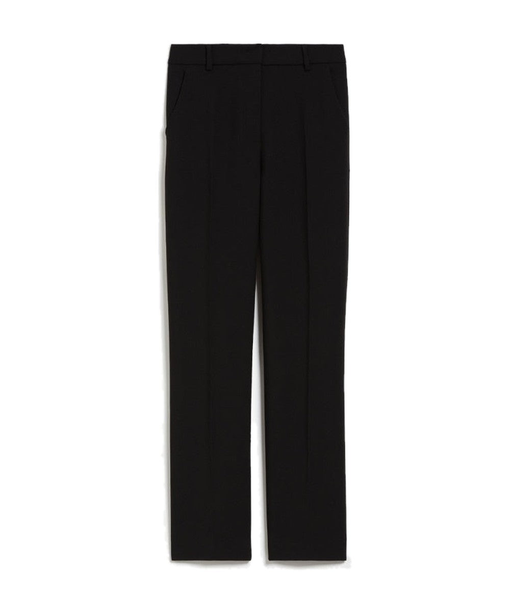 Weekend Max Mara Rana Viscose Trousers Black
