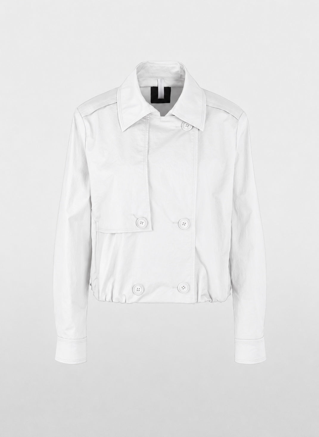 White Cropped Jacket