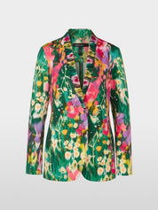 Printed Scuba Jersey Blazer