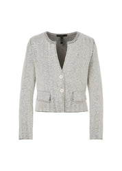 Grey Knitted Cardigan