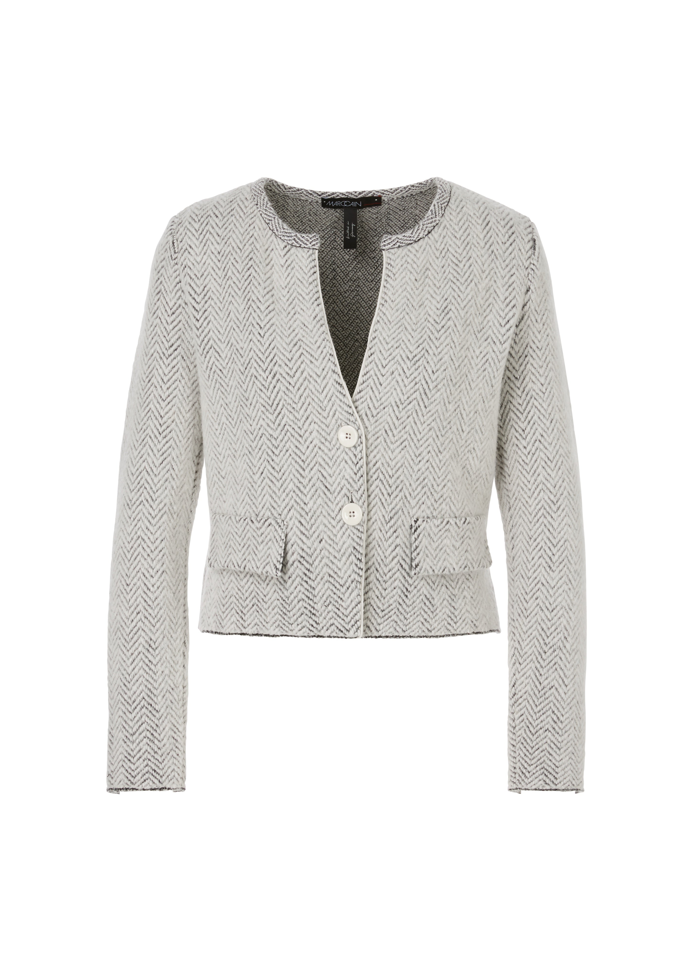 Grey Knitted Cardigan