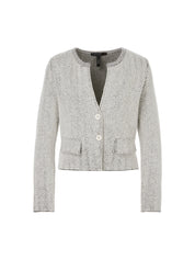 Grey Knitted Cardigan