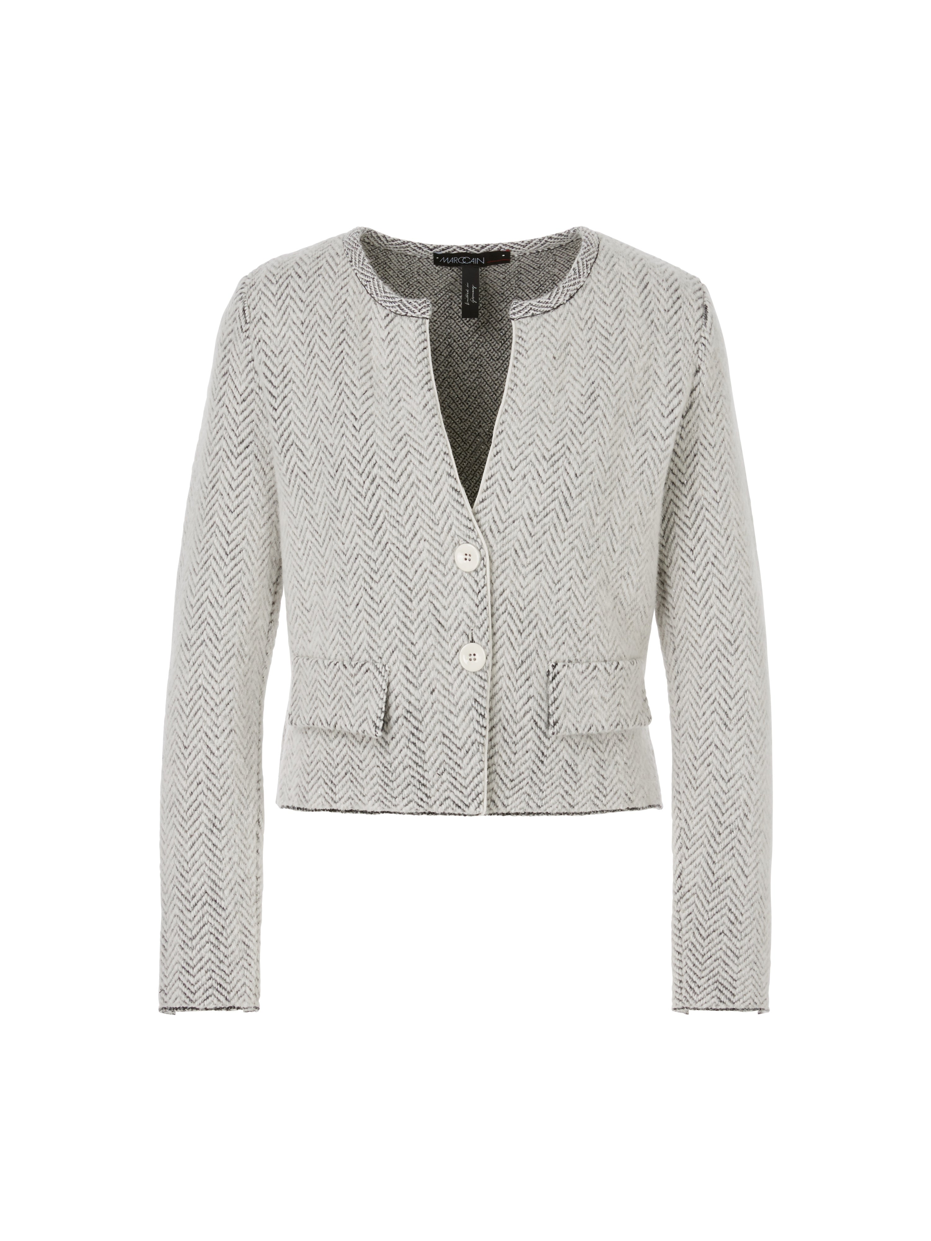 Grey Knitted Cardigan