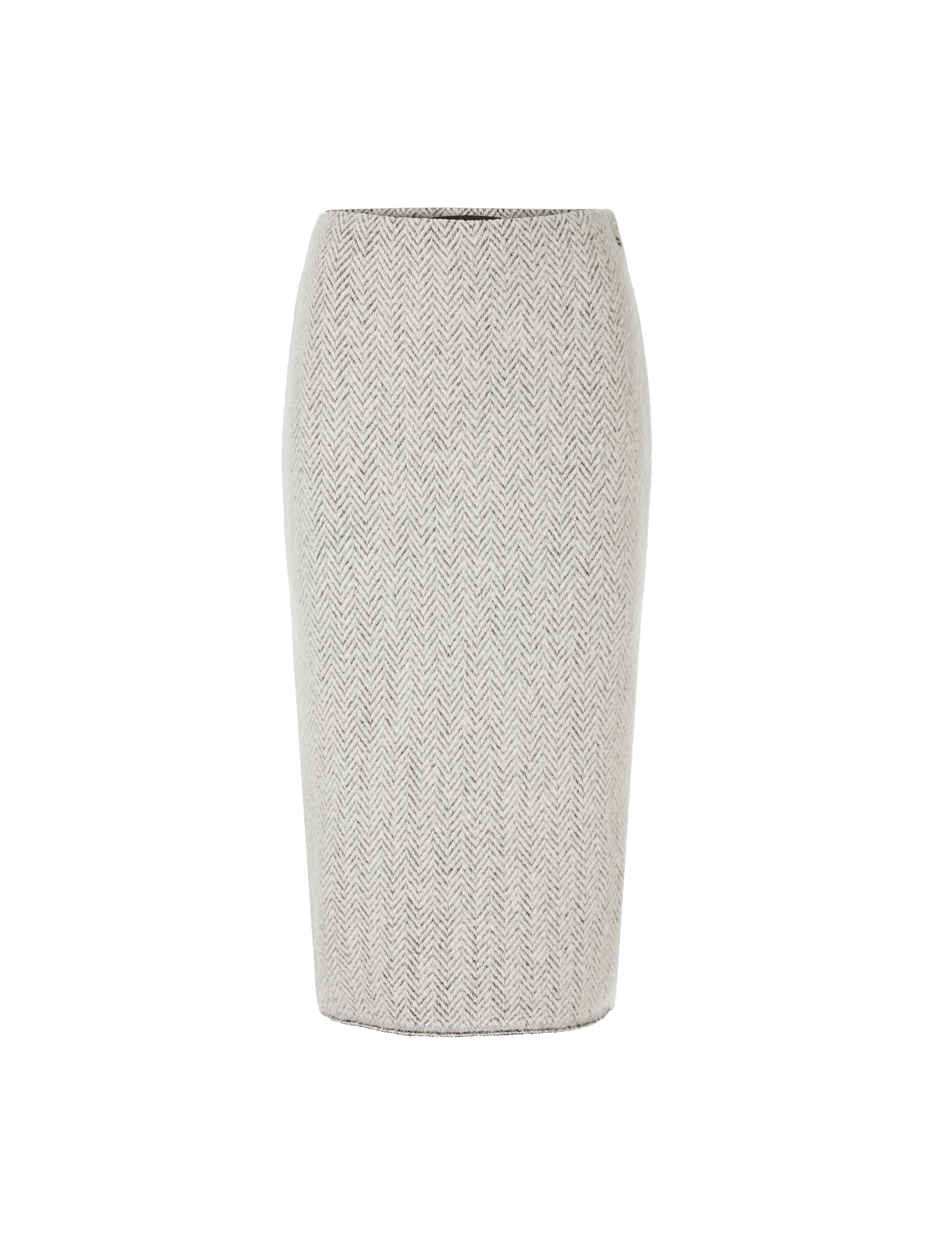Slim Knitted Skirt Grey