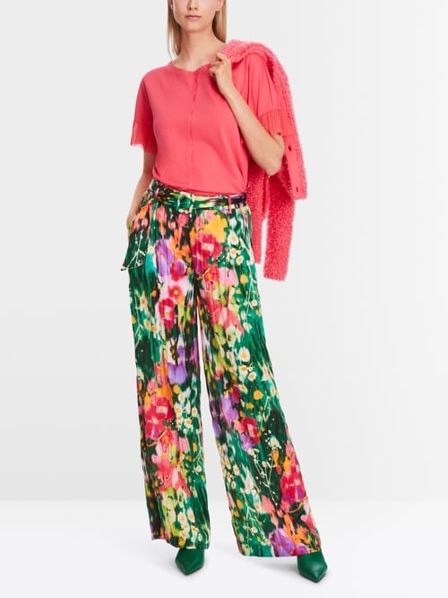 WINNIPEG Palazzo Floral Trousers