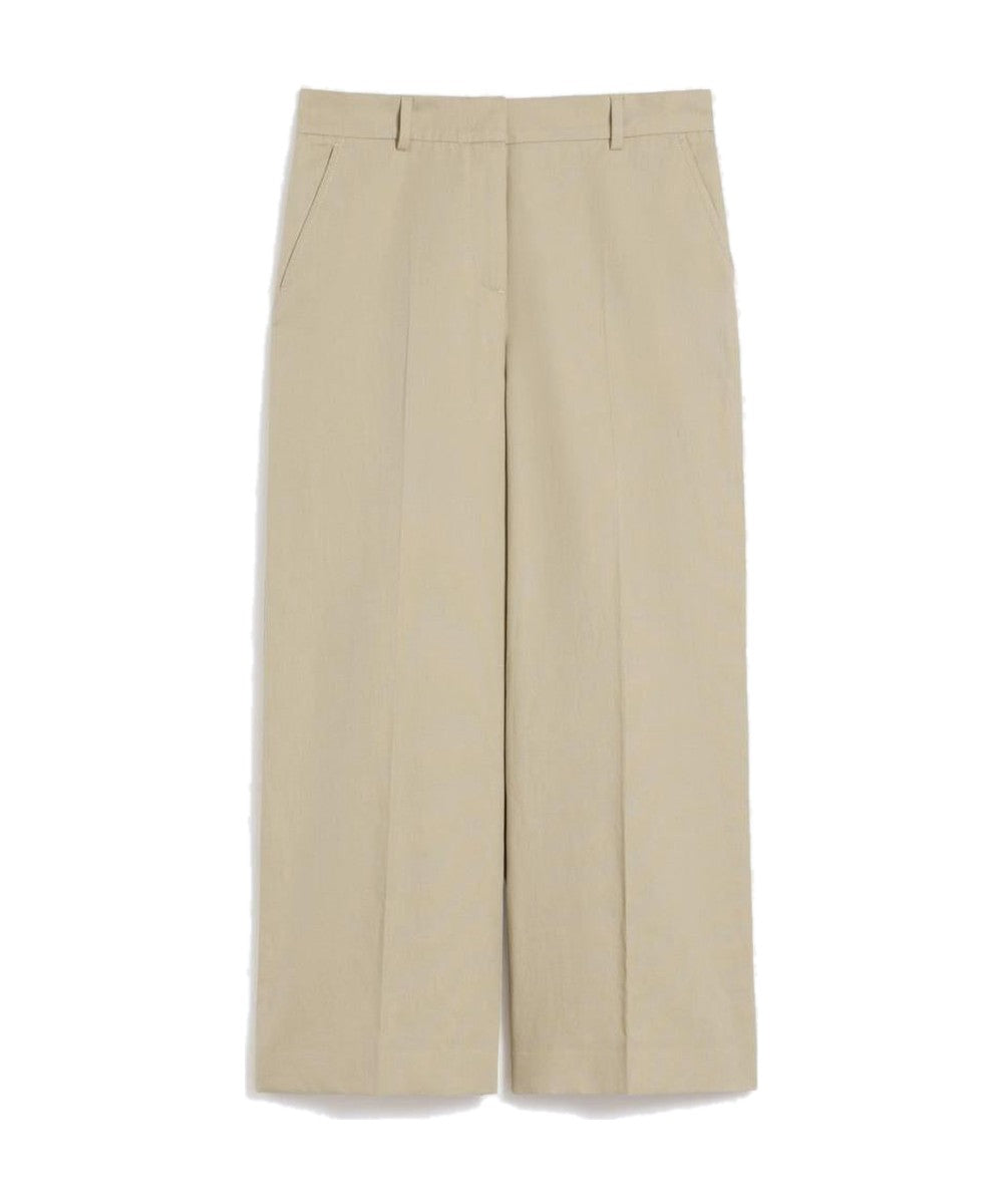 Zircone Cotton-Linen Trousers Sand