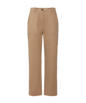 Weekend Max Mara Ottobre Cotton Trousers Beige