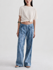 AG Jeans Charli Crew Powder Tshirt