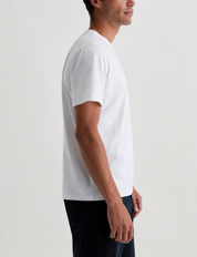 AG Jeans Menswear Bryce Crew True White