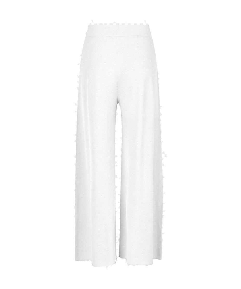 Annette Gortz Grey White Flowing Knit Pants
