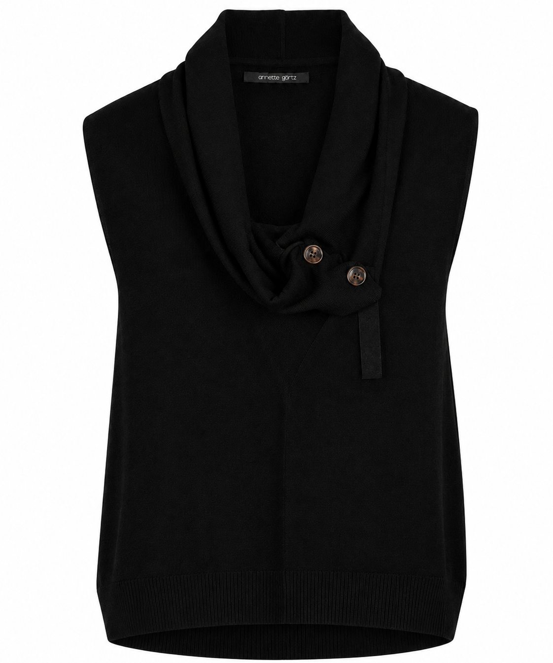 Annette Gortz Mo Black Knit Top