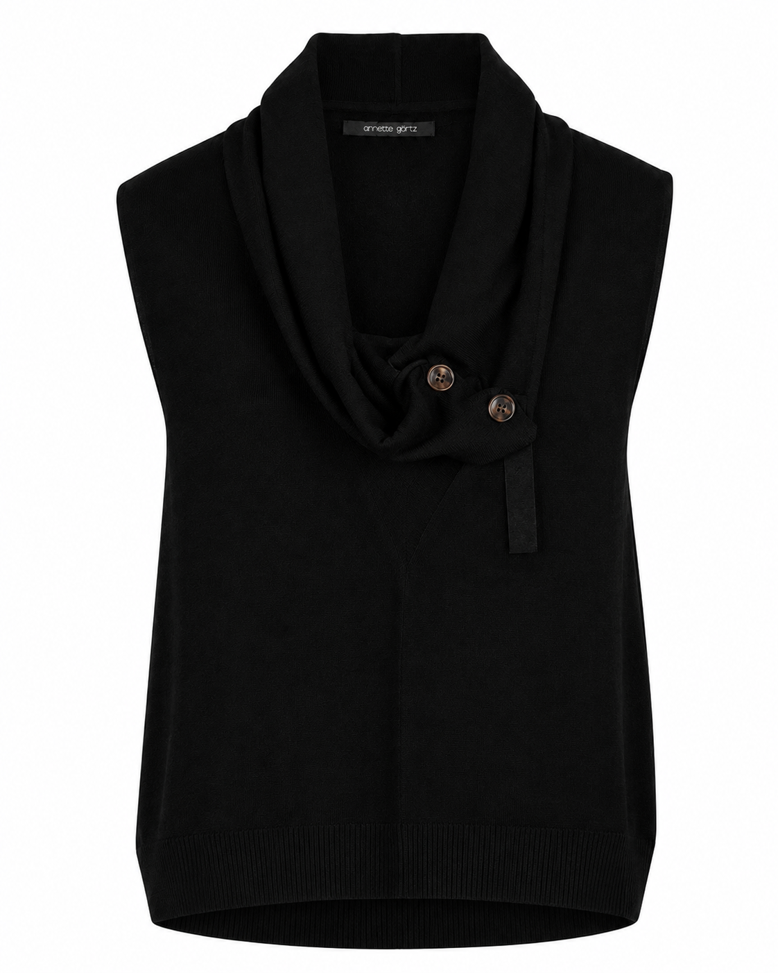 Annette Gortz Mo Black Knit Top