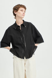KAMPA Summer blouse in black