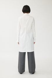 Cill White Longline Shirt