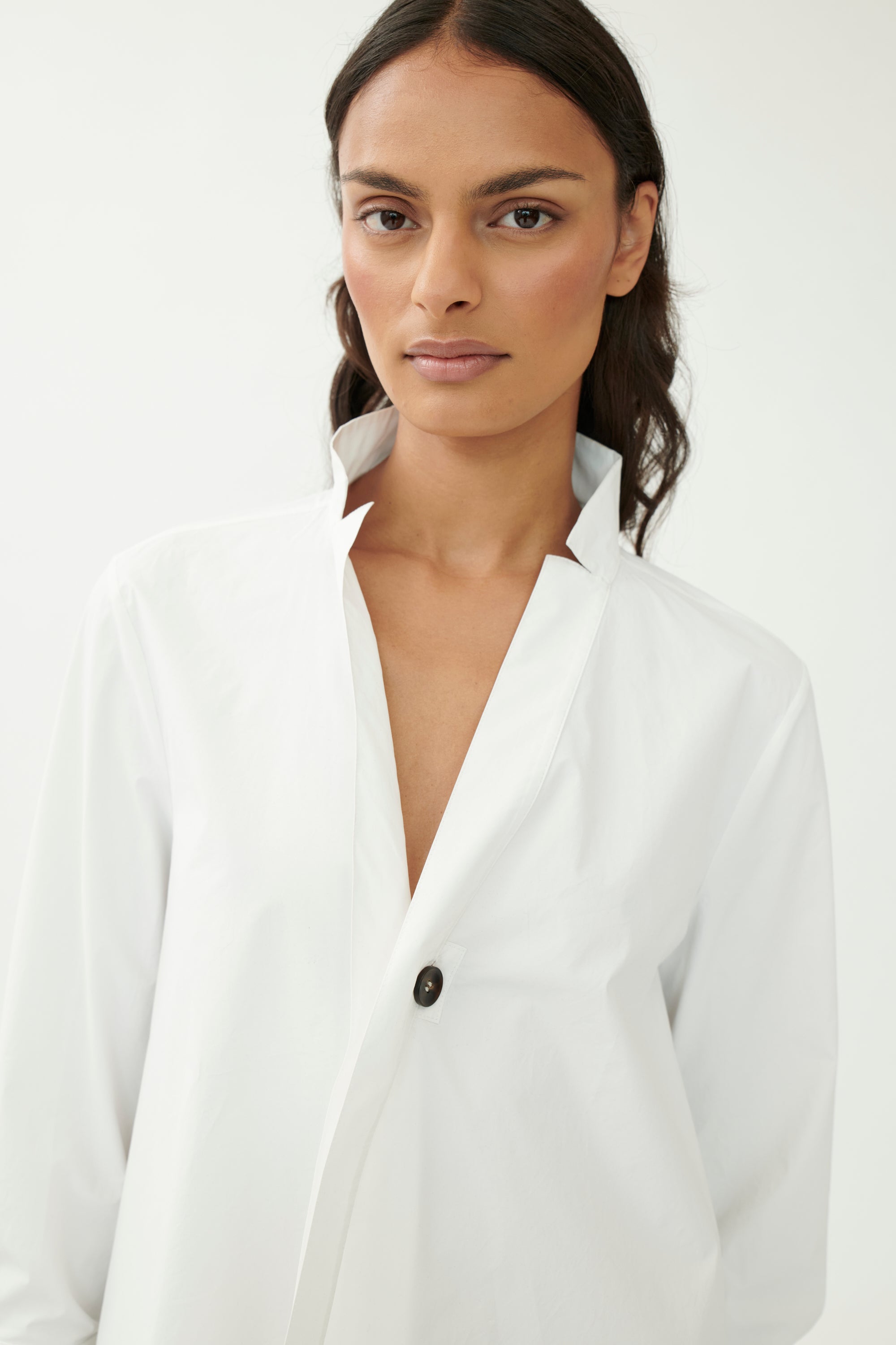 Casio White Cotton L/S Shirt