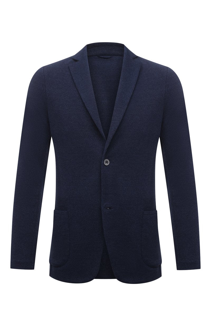 Navy Linen Jacket