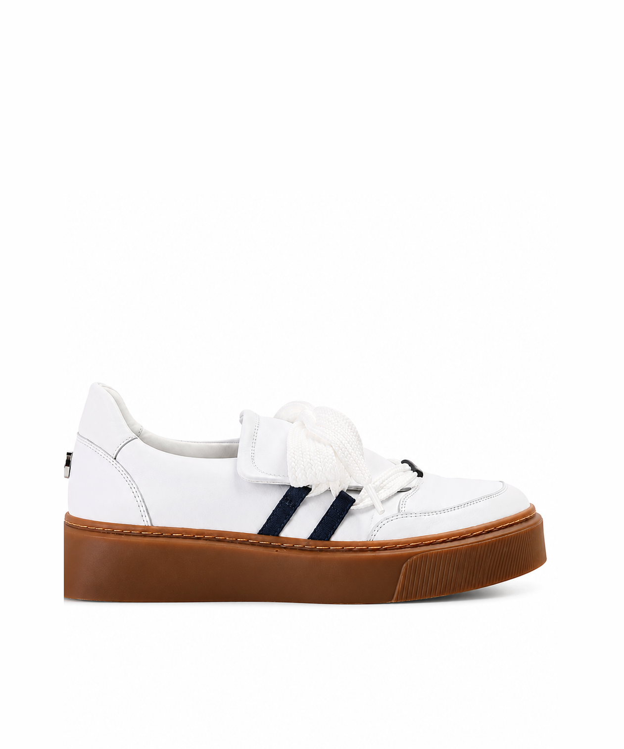 Marc Cain Sneakers with Oversized Laces White