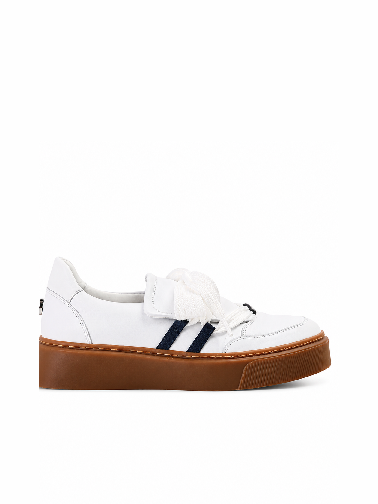 Marc Cain Sneakers with Oversized Laces White