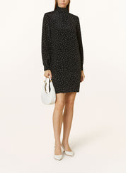 Visir printed silk turtleneck dress