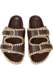 Nico Two Band Sandal Brown